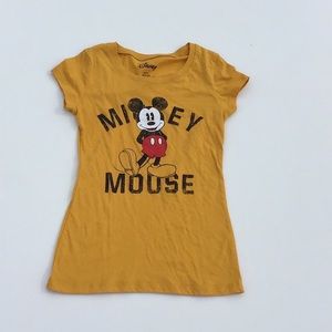 Mickey  mouse distressed tee